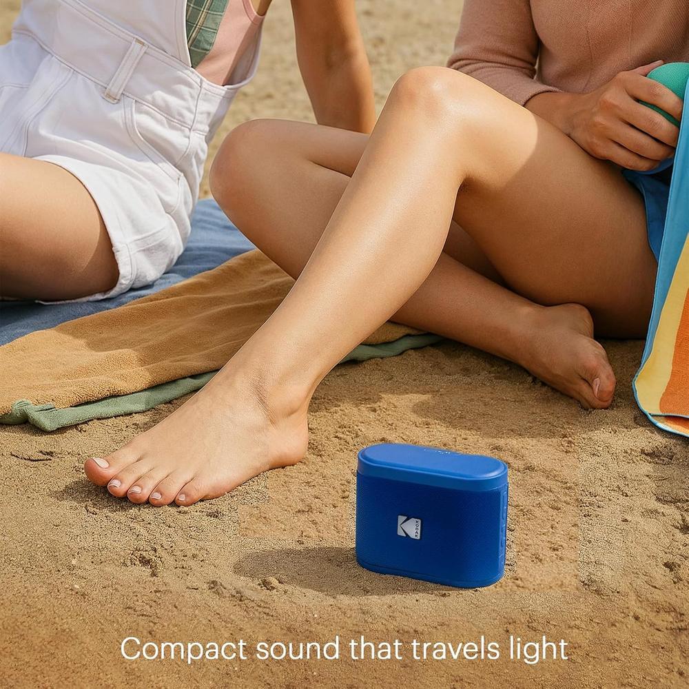 KODAK SOUNDBRIX ALTAVOZ BLUETOOTH MAGNÉTICO IPX4 | AZUL - 5