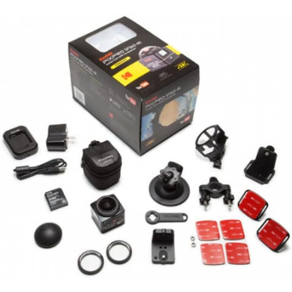 KODAK PIXPRO SP360 CÁMARA DE REALIDAD VIRTUAL 4K PREMIER PACK | NEGRO - 3