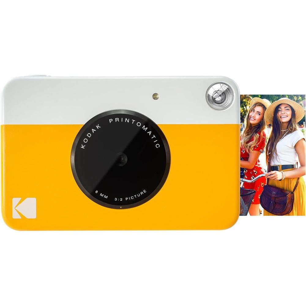 KODAK PRINTOMATIC CÁMARA DIGITAL INSTANTÁNEA ZINK 5 MP | AMARILLO / BLANCO - 1