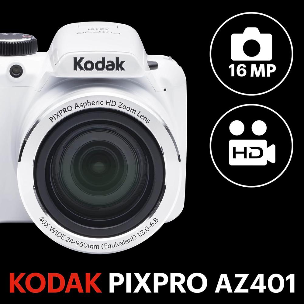 KODAK PIXPRO AZ401 WH CÁMARA DIGITAL 16 MP LCD | BLANCO - 2