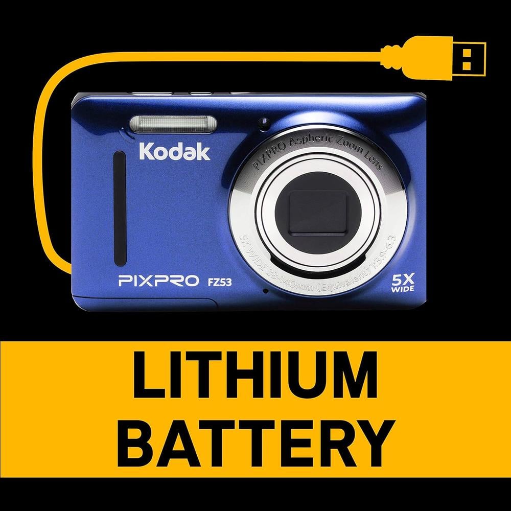 KODAK PIXPRO FZ53 CÁMARA DIGITAL COMPACTA LCD | AZUL - 5