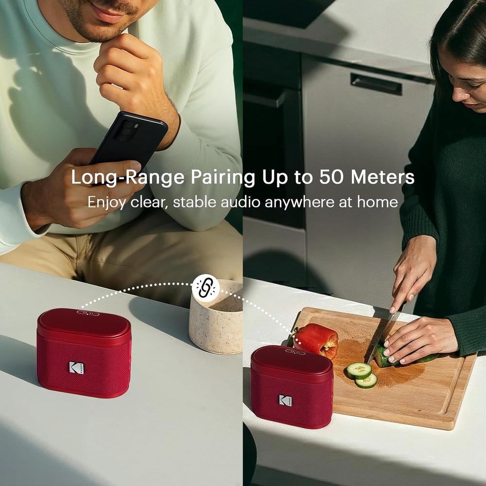 PARLANTE BLUETOOTH SOUNDBRIX KODAK | ROJO - 4