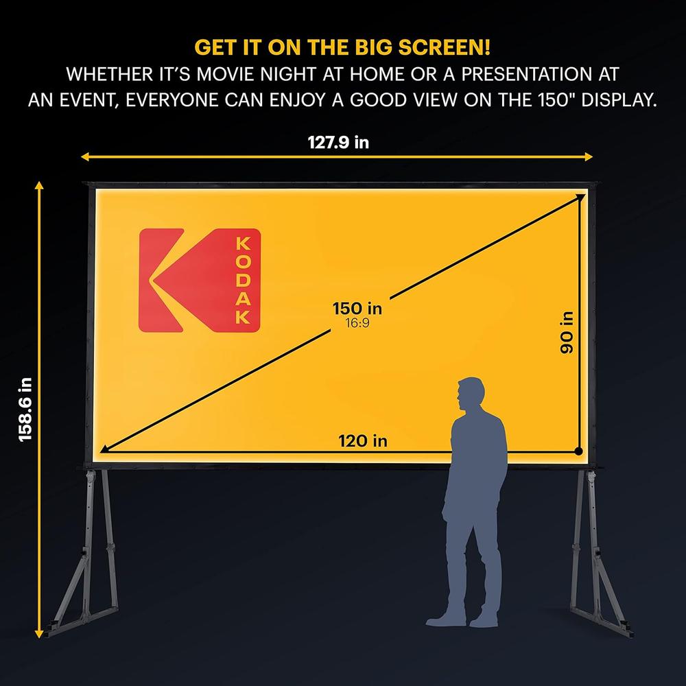 KODAK PANTALLA DE PROYECTOR 150'' / 380 CM - 3