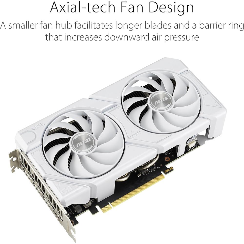 ASUS DUAL GEFORCE RTX 4060 EVO WHITE 8GB - 4