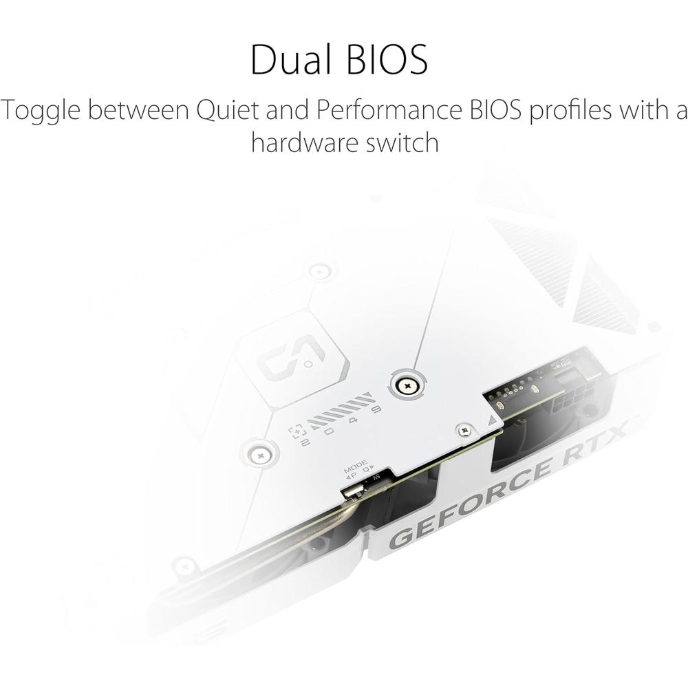 ASUS DUAL GEFORCE RTX 4060 EVO WHITE 8GB - 5