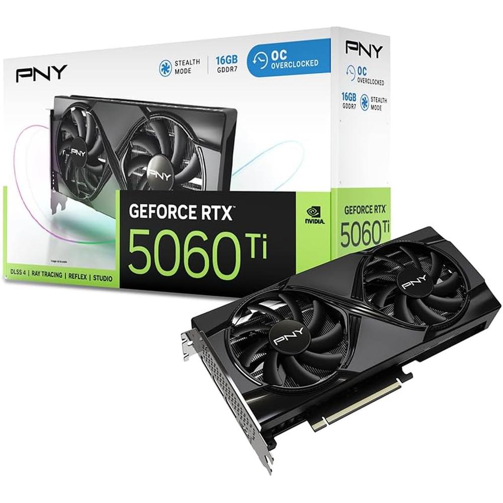 PNY RTX 5060 TI 16GB GDDR7 DUAL FAN - 1