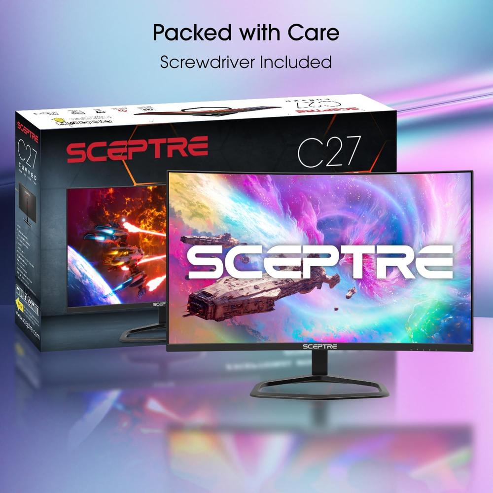 SCEPTRE C275B-FWT240 CURVO MONITOR 27' FULL HD 240HZ - 3