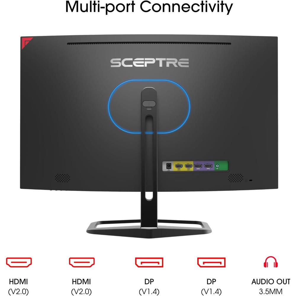 SCEPTRE C275B-FWT240 CURVO MONITOR 27' FULL HD 240HZ - 5