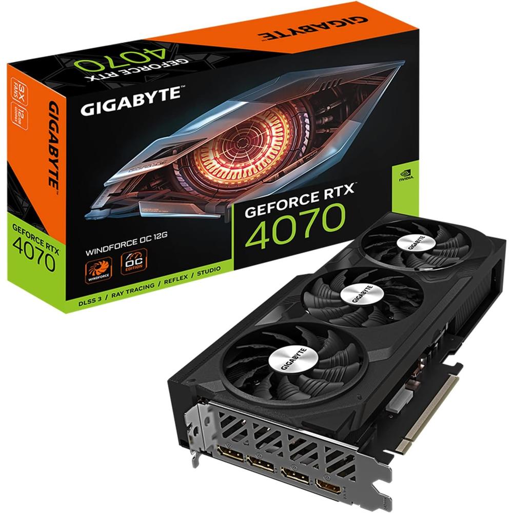 GIGABYTE GEFORCE RTX 4070 WINDFORCE 12GB OC - 1