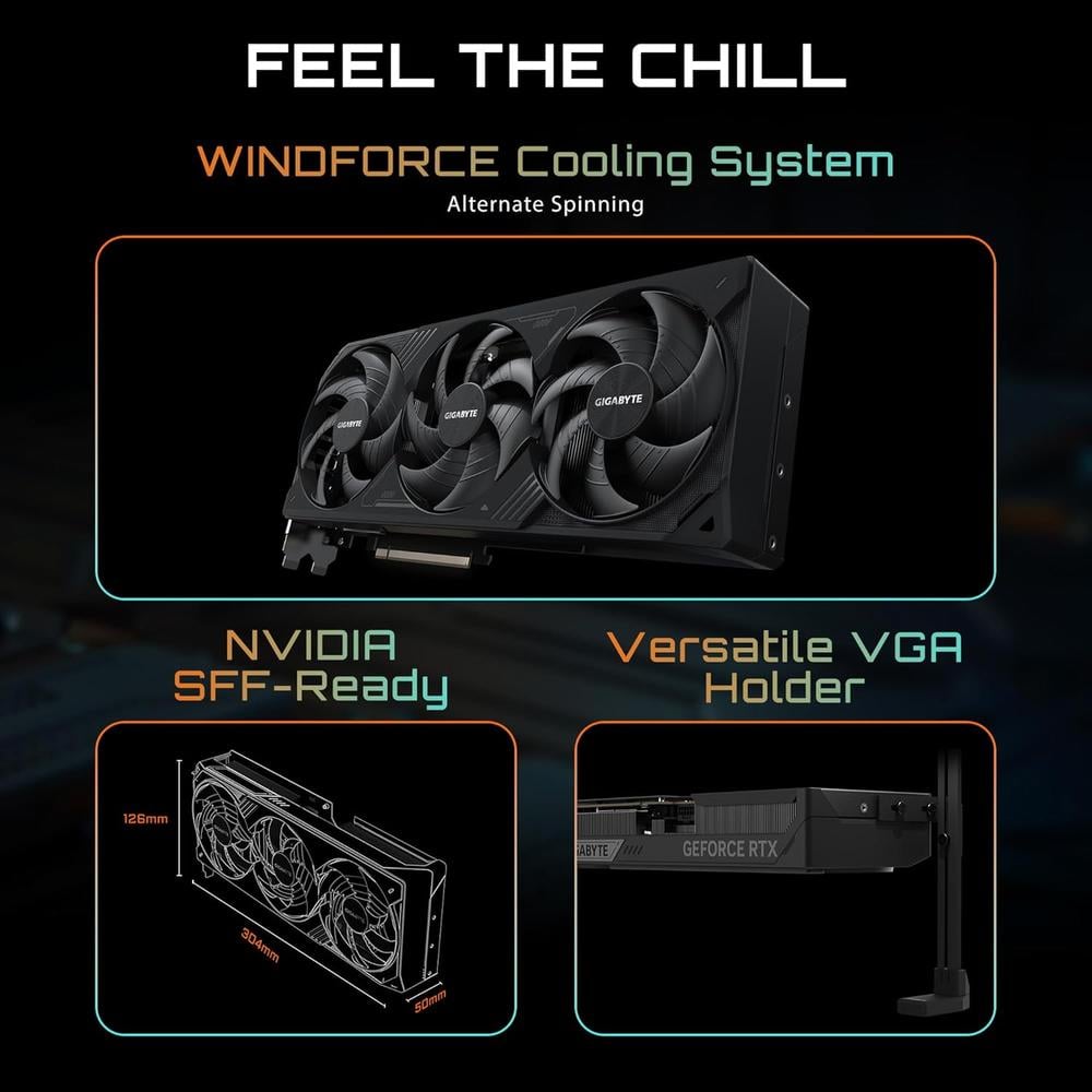 GIGABYTE GEFORCE RTX 5080 WINDFORCE SFF 16GB OC - 3