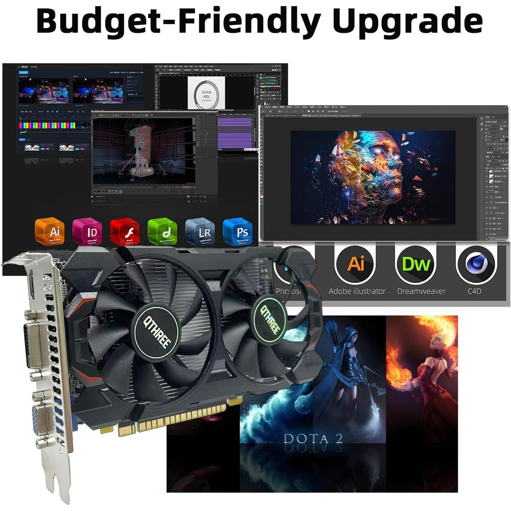 QTHREE GTX 750 4GB GDDR5 - 6