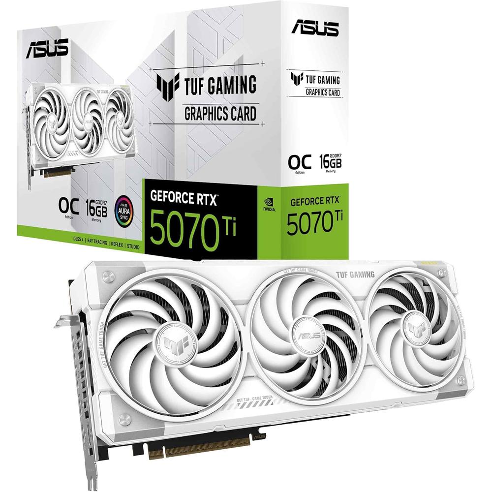 ASUS TUF GAMING GEFORCE RTX 5070 TI WHITE 16GB OC - 1