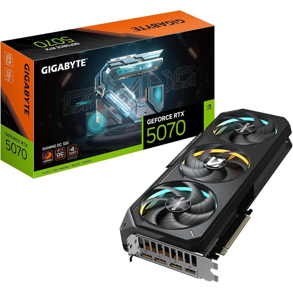 GIGABYTE GEFORCE RTX 5070 GAMING 12GB OC - 1