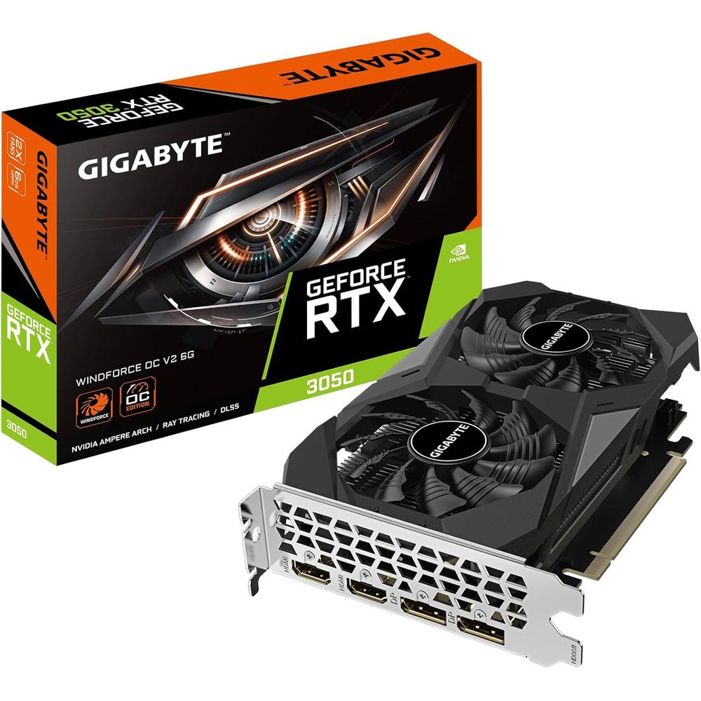 GIGABYTE GEFORCE RTX 3050 WINDFORCE V2 6GB OC - 1