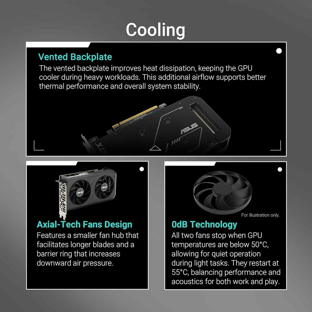 ASUS DUAL GEFORCE RTX 5050 8GB OC - 3