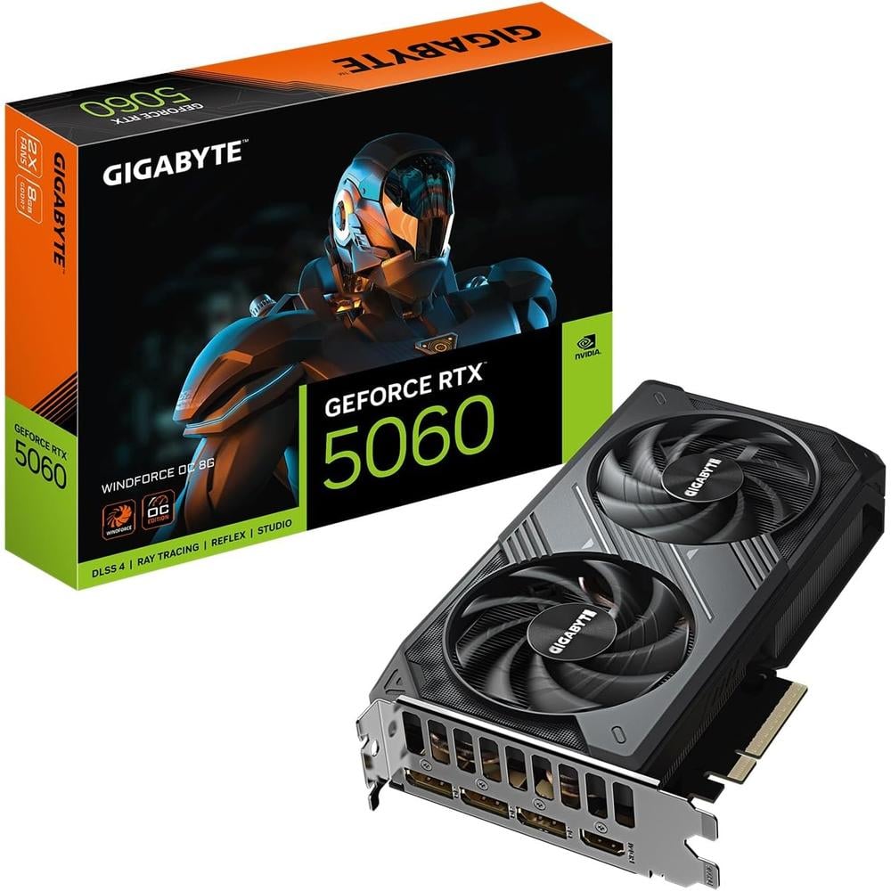 GIGABYTE GEFORCE RTX 5060 WINDFORCE 8GB OC - 1