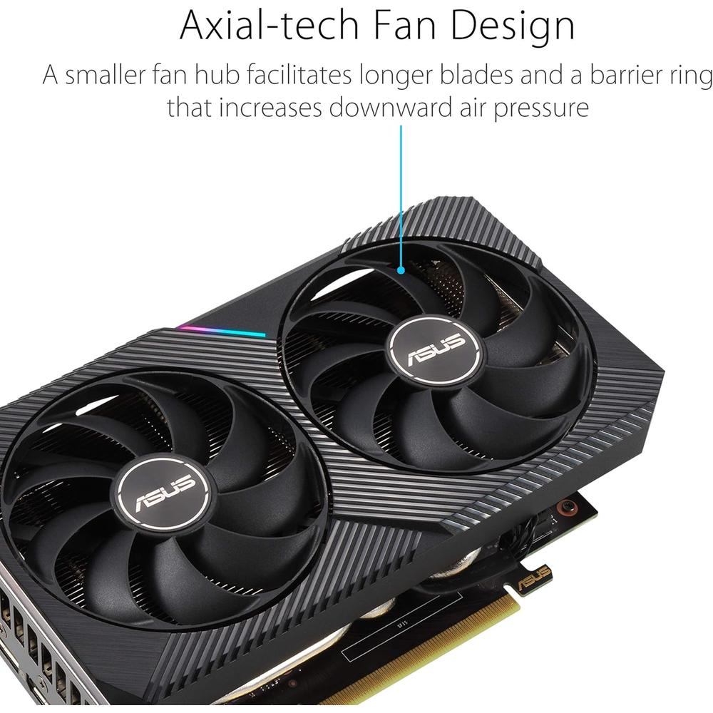 ASUS DUAL GEFORCE RTX 3060 V2 12GB OC - 2