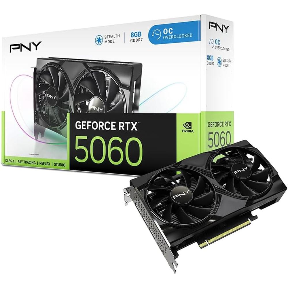 PNY RTX 5060 8GB GDDR7 DUAL FAN - 1