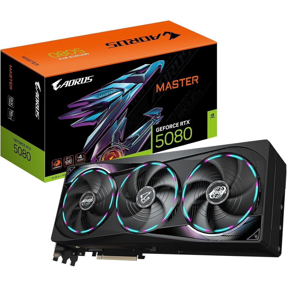 GIGABYTE AORUS GEFORCE RTX 5080 MASTER 16GB - 1