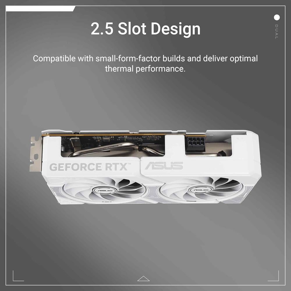 ASUS DUAL GEFORCE RTX 5060 WHITE 8GB OC - 2