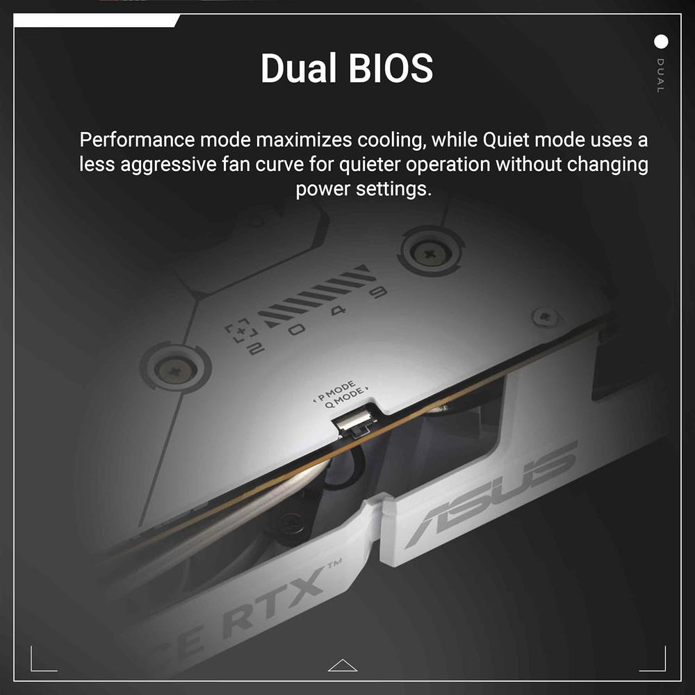 ASUS DUAL GEFORCE RTX 5060 WHITE 8GB OC - 5