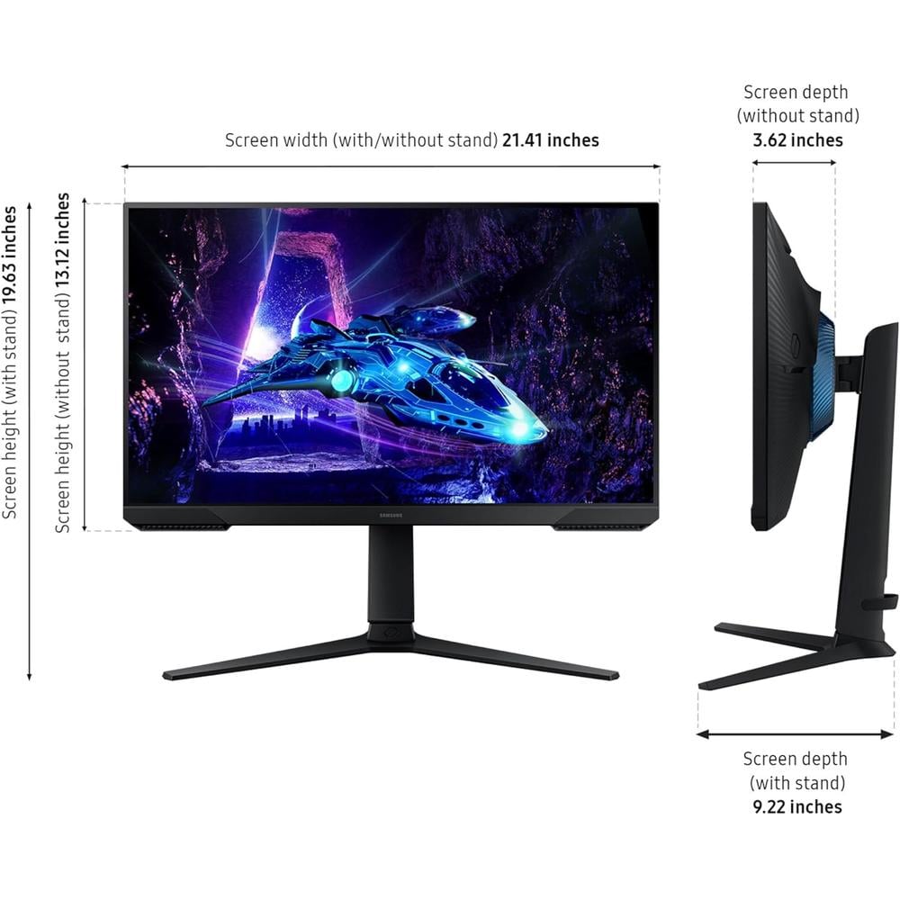 SAMSUNG ODYSSEY G3 24' FHD 180 HZ 1 MS FREESYNC - 3