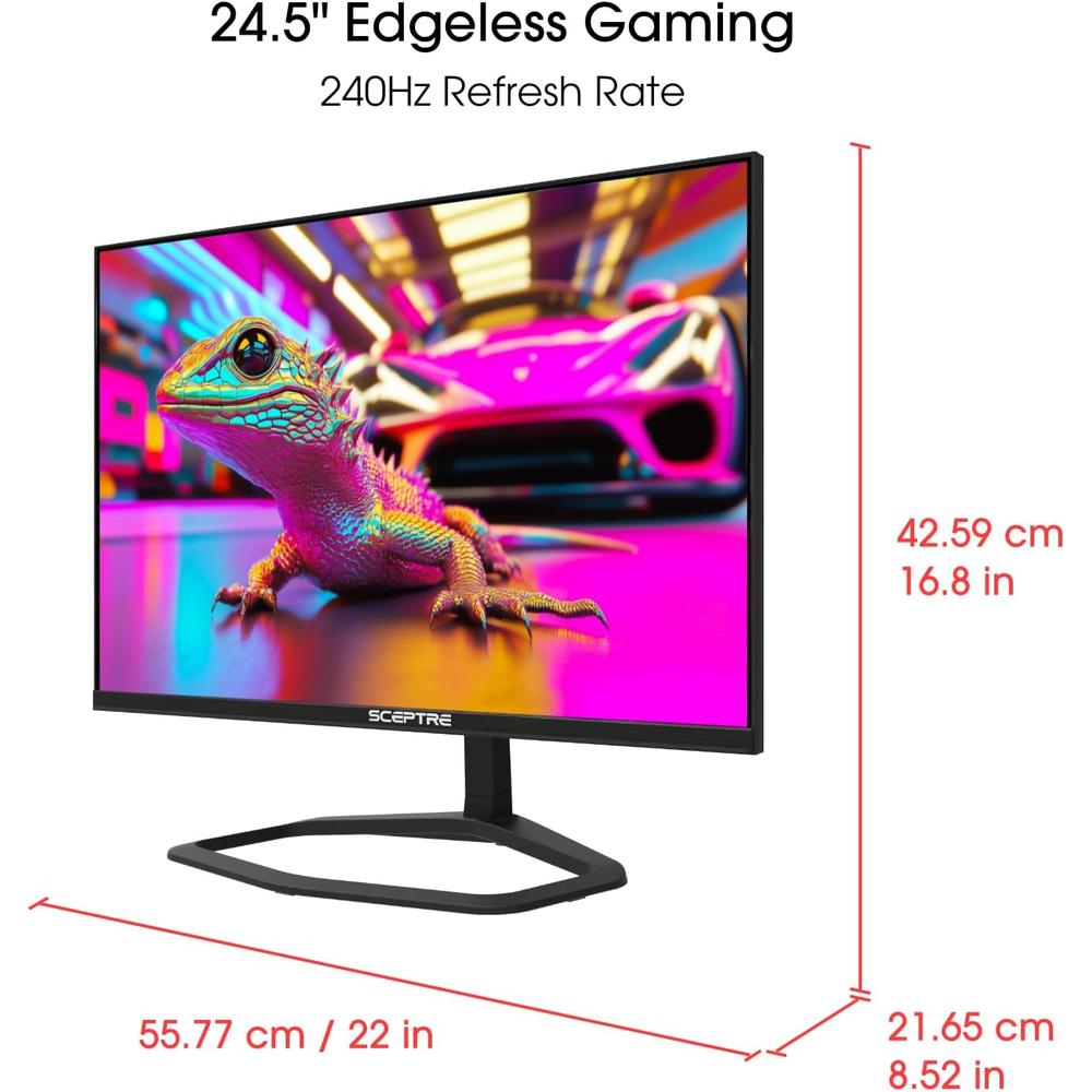SCEPTRE E255B-FWD240 MONITOR 24.5' FULL HD 240HZ - 3