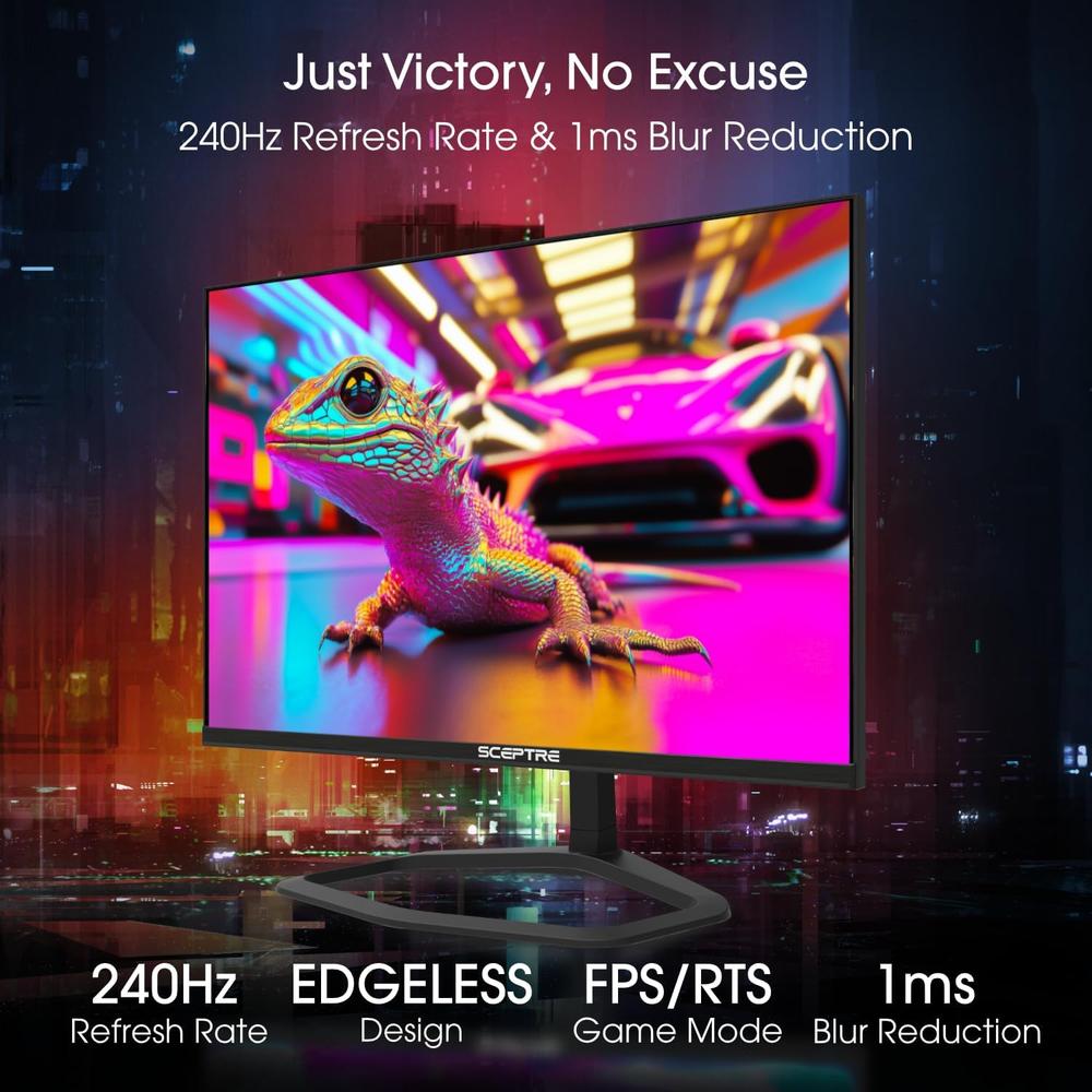 SCEPTRE E255B-FWD240 MONITOR 24.5' FULL HD 240HZ - 4