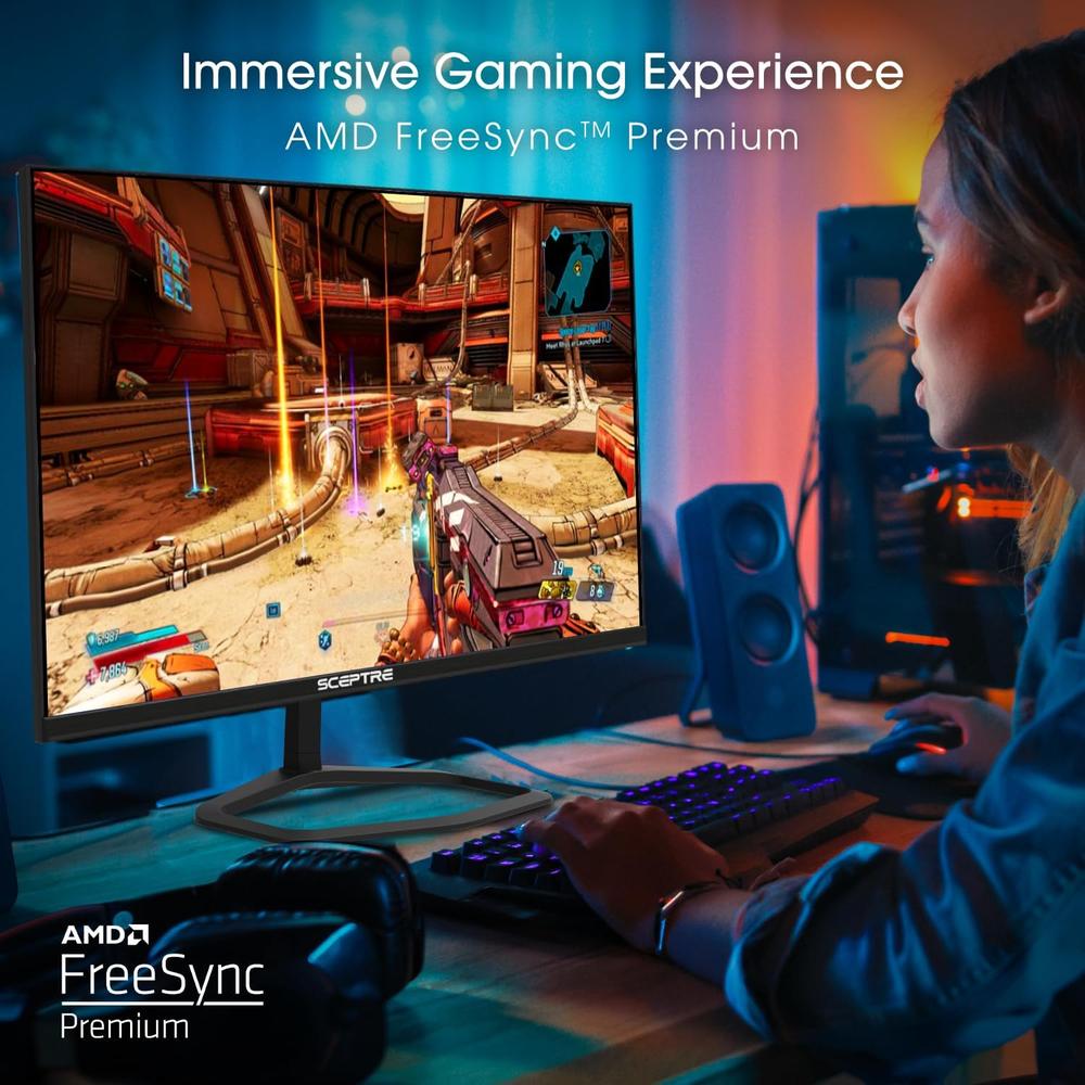 SCEPTRE E255B-FWD240 MONITOR 24.5' FULL HD 240HZ - 6