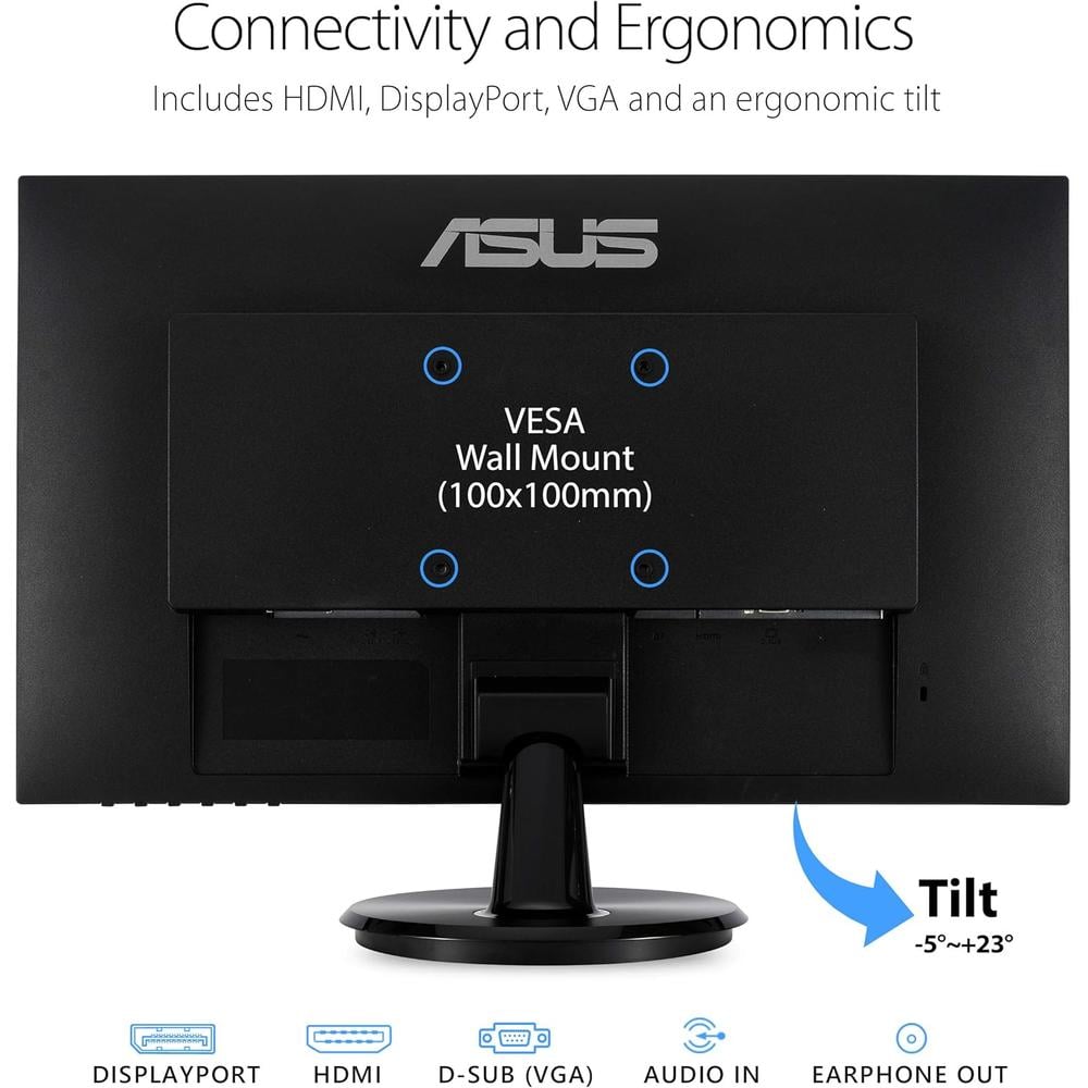 ASUS VA24DQ MONITOR 24' FULL HD IPS 75HZ - 2