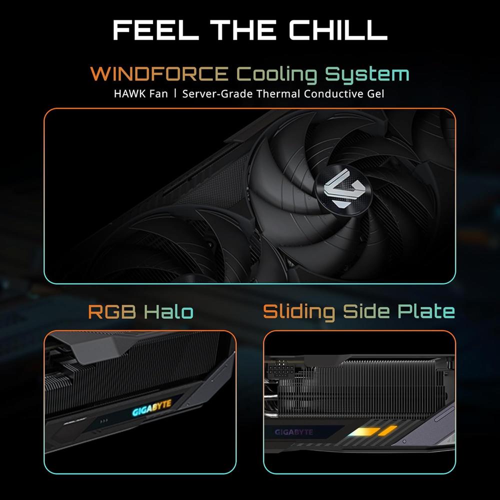 GIGABYTE GEFORCE RTX 5080 GAMING 16GB OC - 3