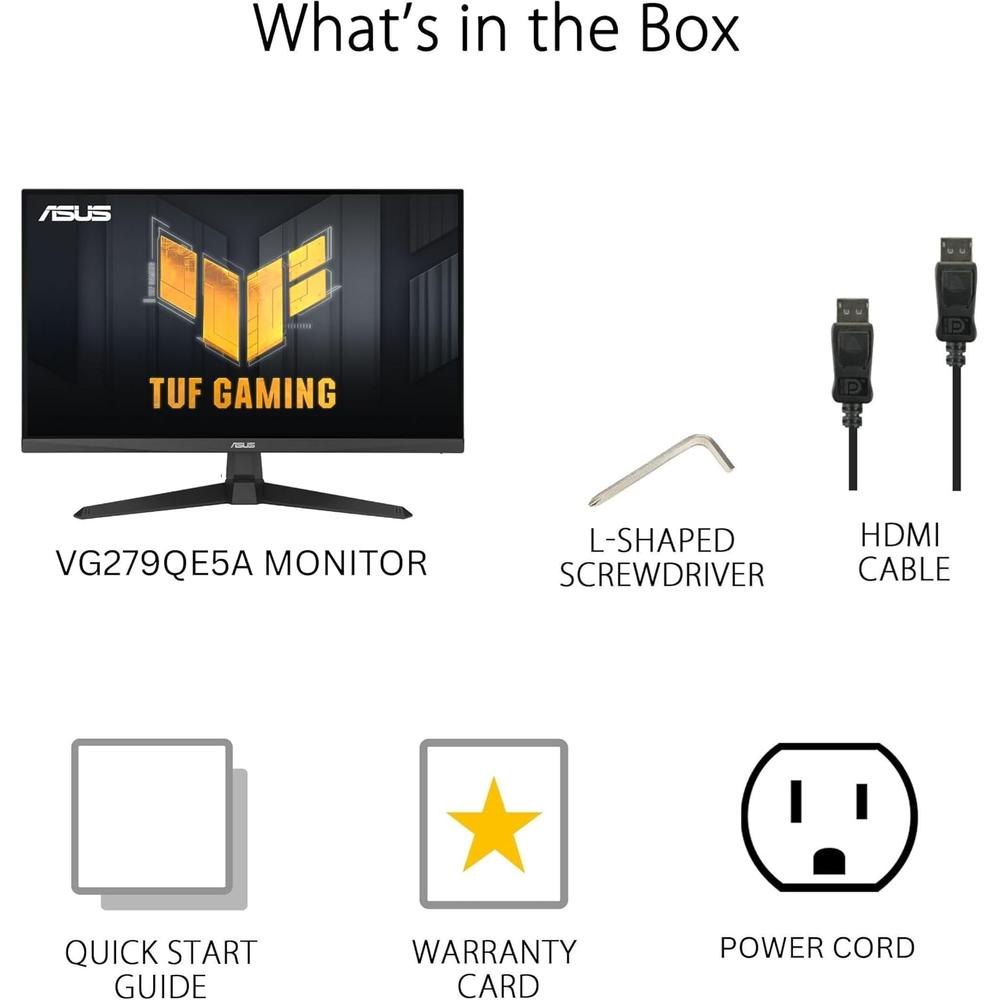 ASUS TUF GAMING VG279QE5A MONITOR 27' FULL HD 144HZ - 6