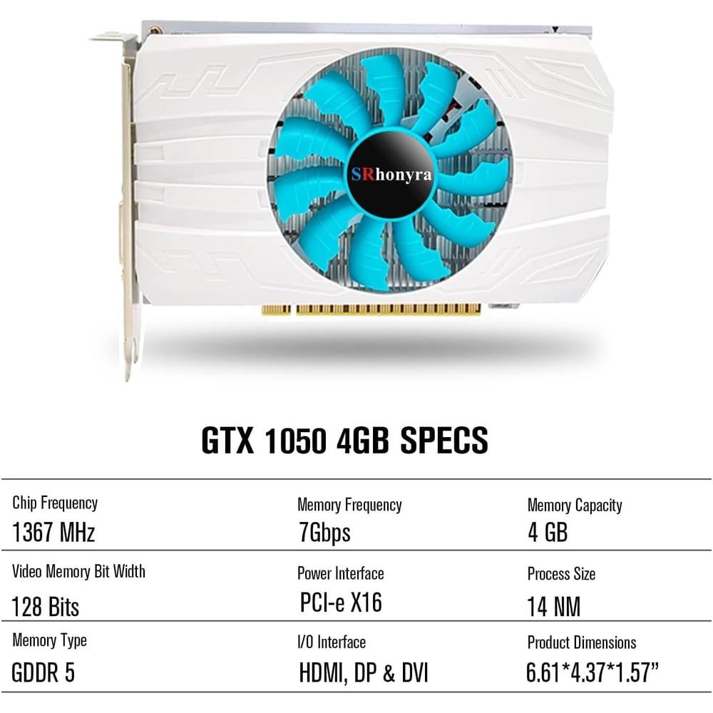 GIGABYTE GEFORCE GTX 1050 4GB - 2