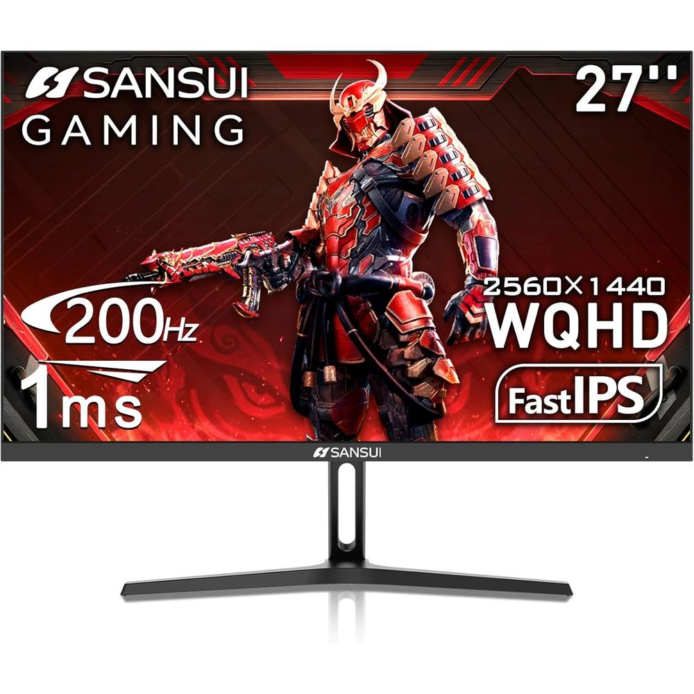 SANSUI 27' WQHD 200 HZ 1 MS IPS FREESYNC HDR EYE CARE VESA - 1