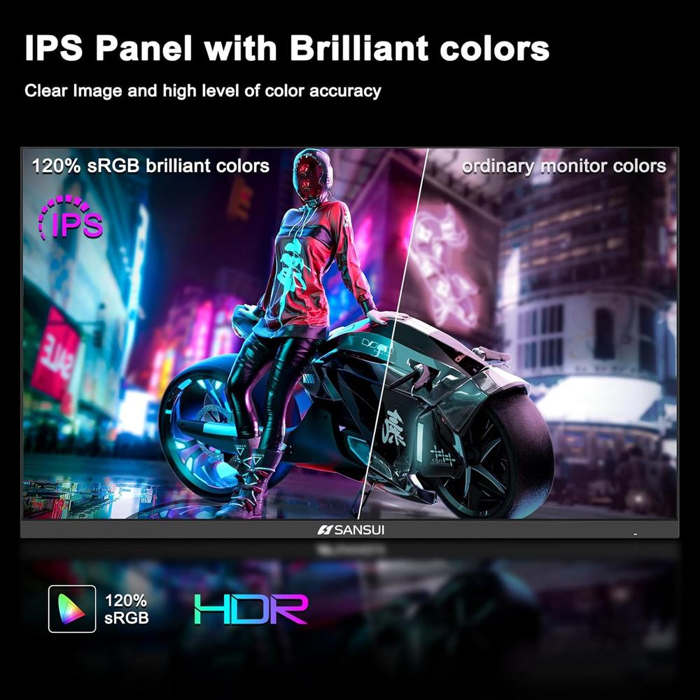 SANSUI 27' WQHD 200 HZ 1 MS IPS FREESYNC HDR EYE CARE VESA - 5
