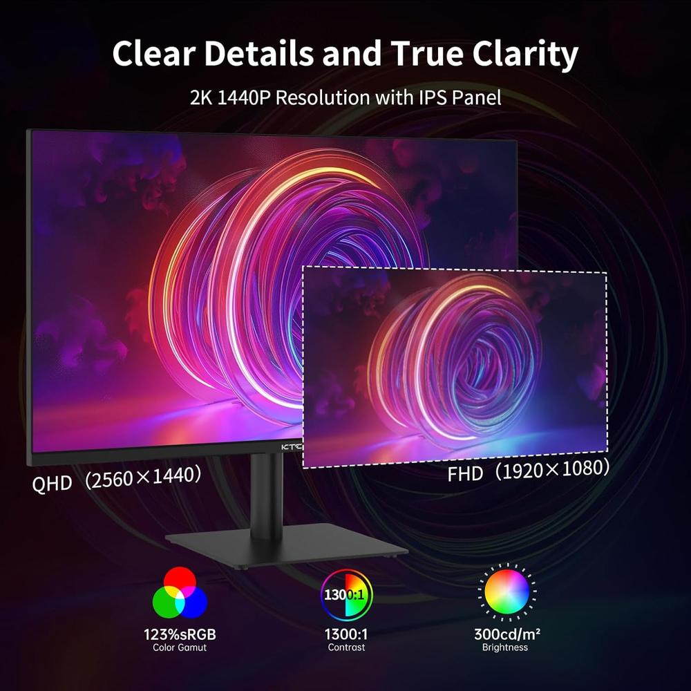 KTC H27D9 MONITOR 27' QHD 100HZ EYE CARE - 3