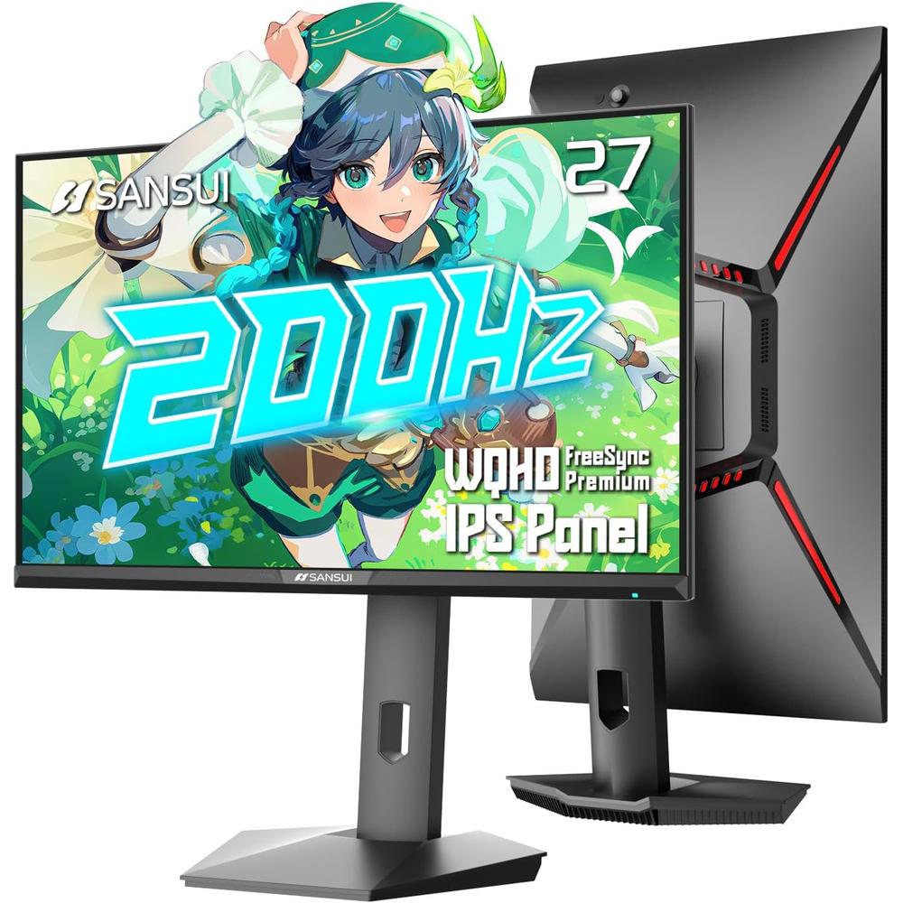 SANSUI 27' WQHD 200 HZ 1 MS IPS FREESYNC HDR DCI-P3 VESA - 1