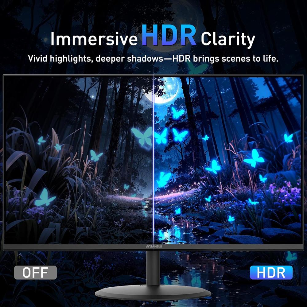SANSUI 22' FHD 120 HZ IPS ADAPTIVE-SYNC HDR EYE CARE - 4