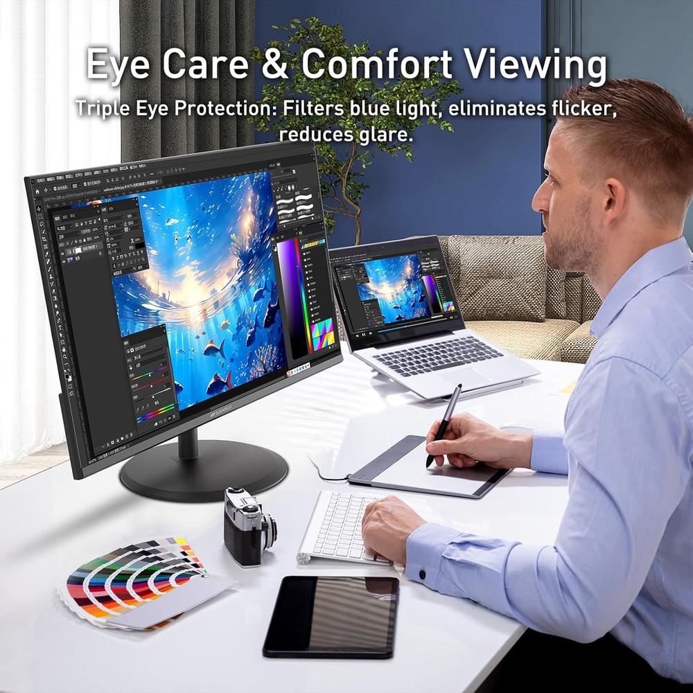 SANSUI 22' FHD 120 HZ IPS ADAPTIVE-SYNC HDR EYE CARE - 5