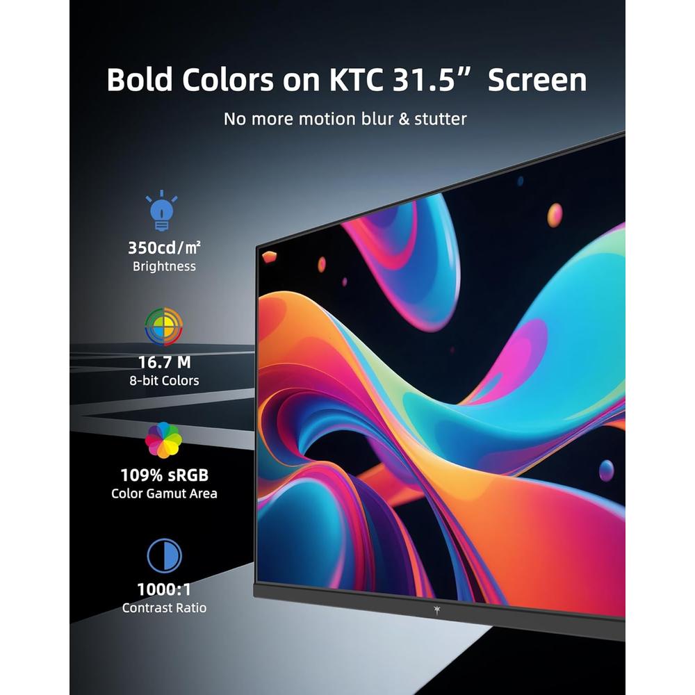 KTC H32D6 MONITOR 32' QHD 120HZ - 5