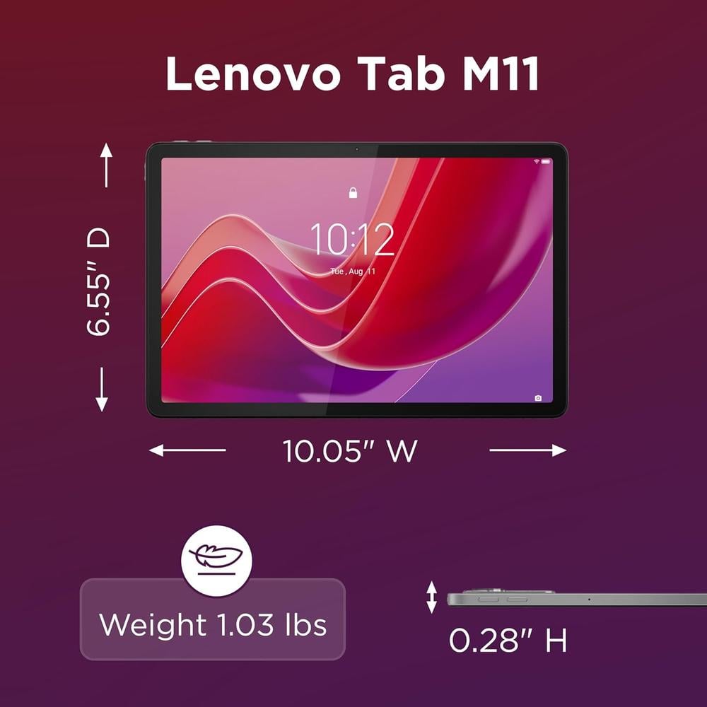 TABLET LENOVO TAB M11 11' MEDIATEK HELIO G88 4GB RAM 128GB SSD | GRIS LUNA - 3