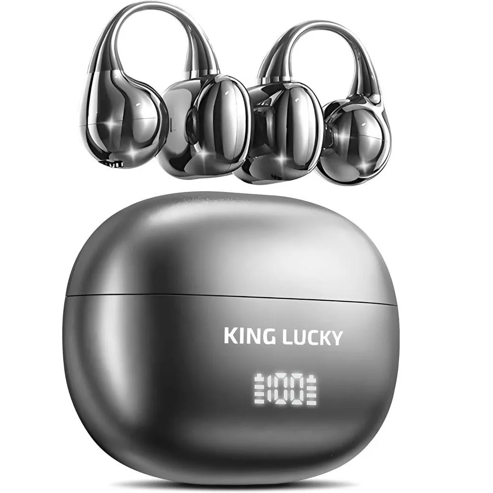 AUDÍFONOS INALÁMBRICOS KING LUCKY GEN 3 CLIP BLUETOOTH 6.0 | NEGRO - 1