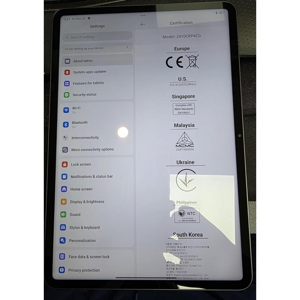 TABLET XIAOMI PAD 7 AI 11.2' 256GB WIFI - 2