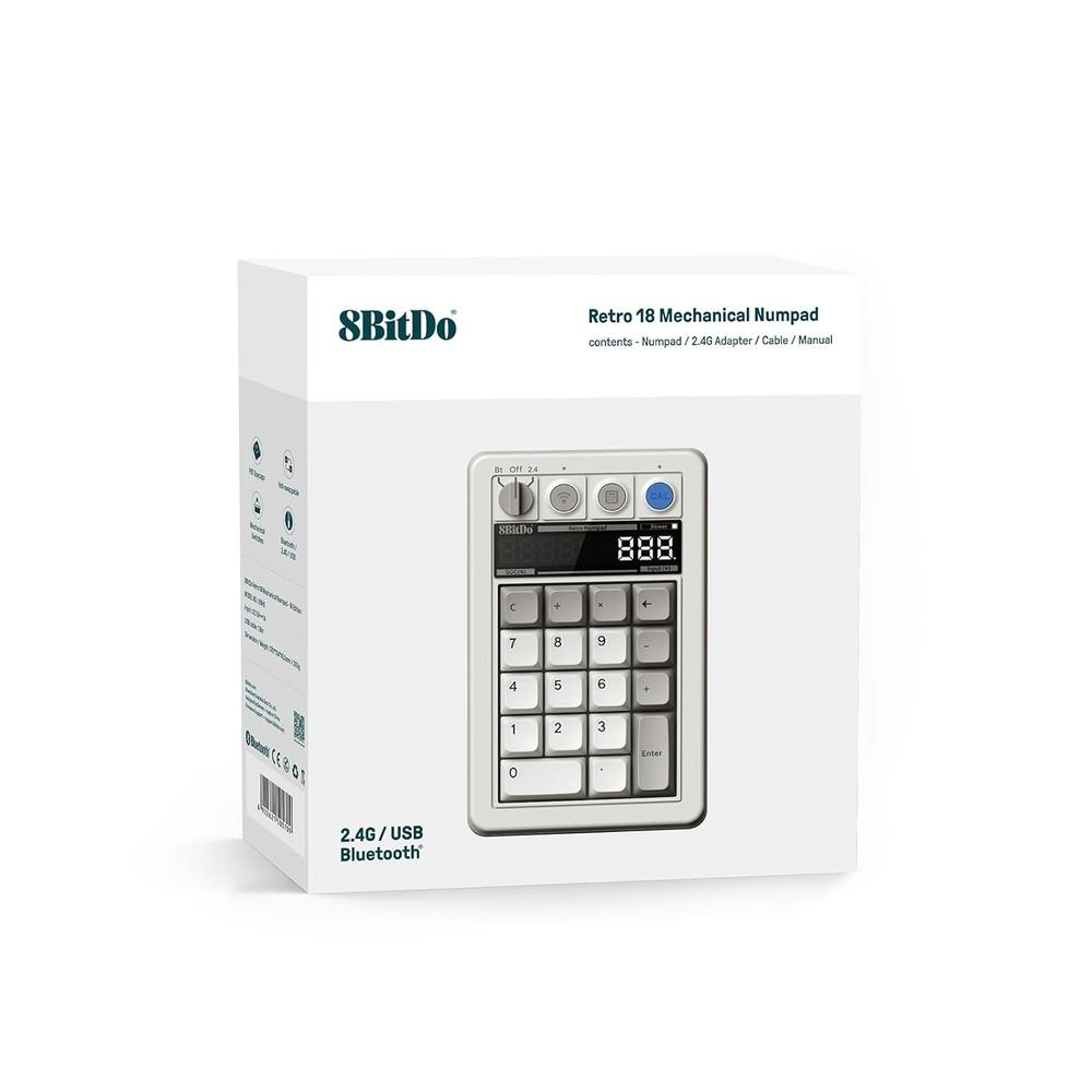 TECLADO NUMÉRICO MECÁNICO RETRO 18 8BITDO - 4