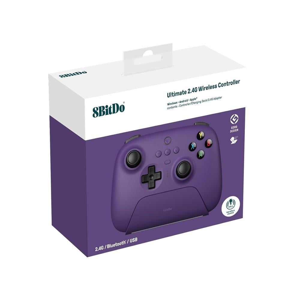 MANDO INALÁMBRICO ULTIMATE 2.4G 8BITDO PARA PC, ANDROID, STEAM DECK Y APPLE - 5