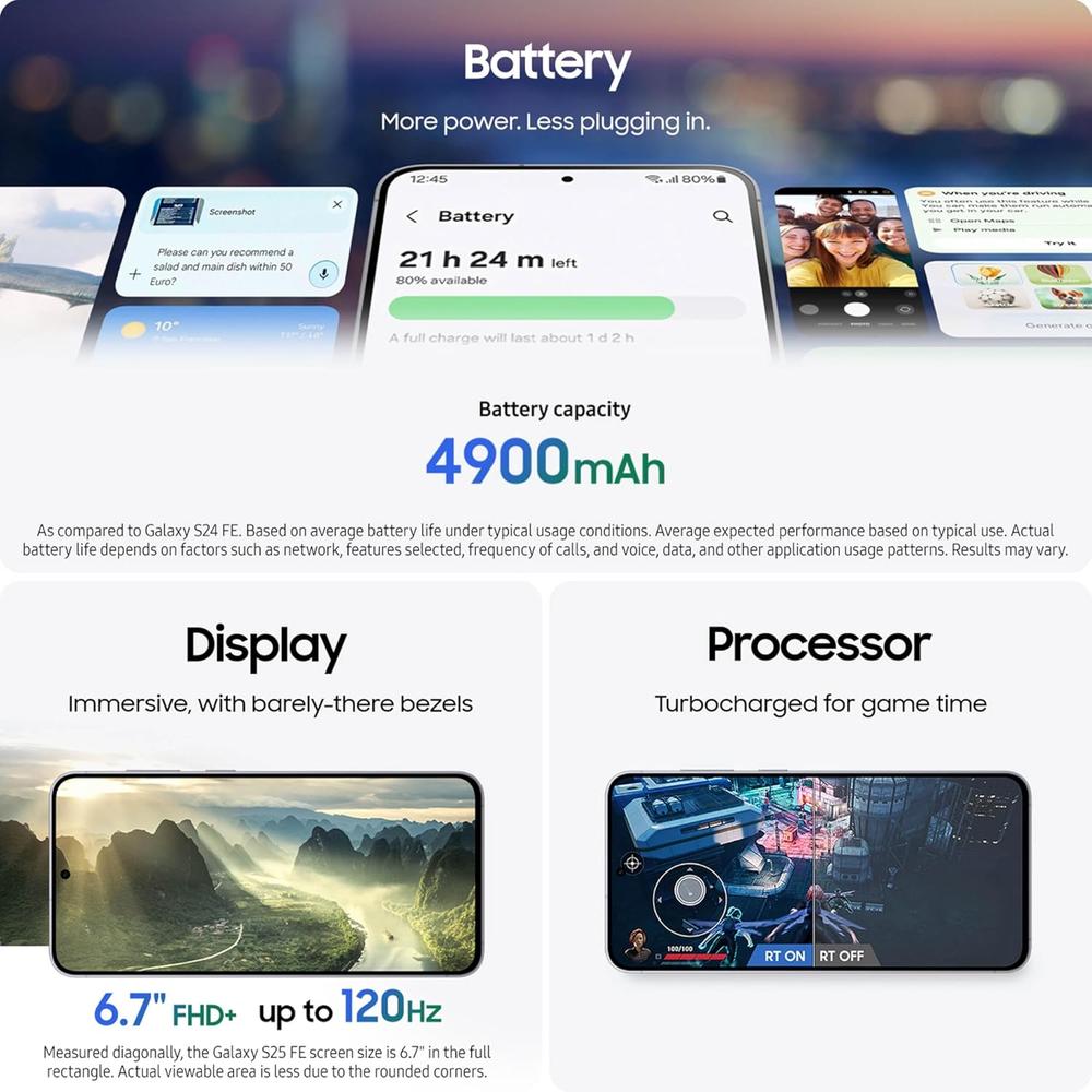 CELULAR SAMSUNG GALAXY S25 FE 128GB - 2