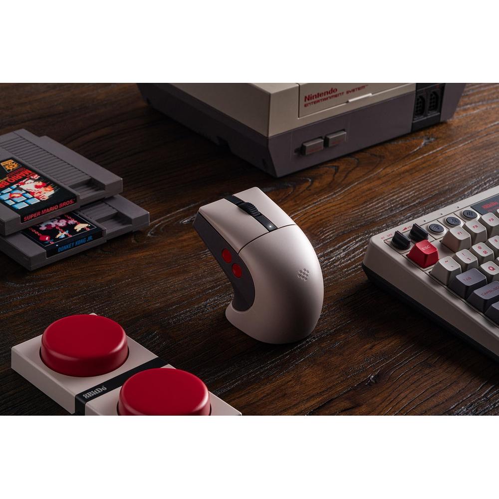 MOUSE RETRO R8 8BITDO PARA PC | GRIS - 6