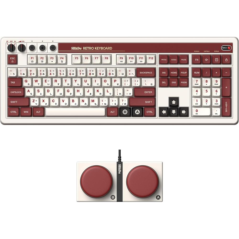 TECLADO MECÁNICO RETRO 108 8BITDO - 1