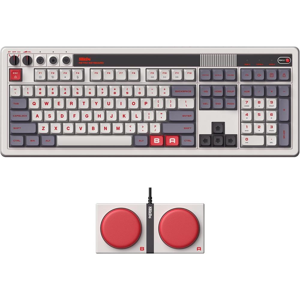 TECLADO MECÁNICO RETRO 108 8BITDO - 1