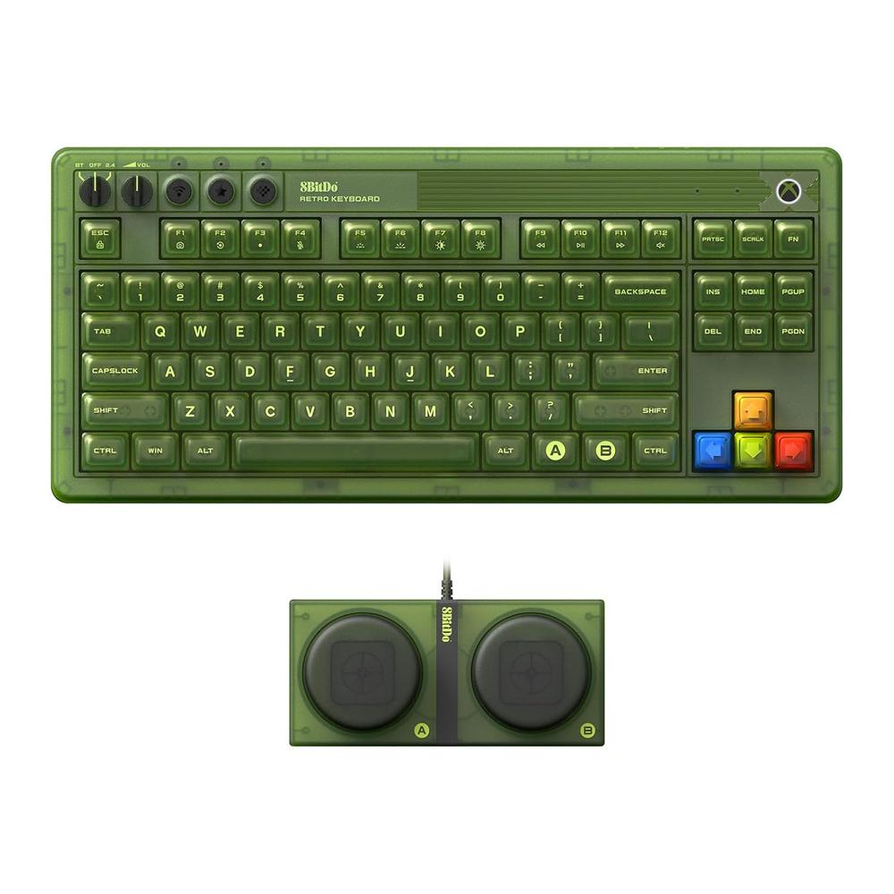 TECLADO MECÁNICO RETRO 87 8BITDO | VERDE - 1